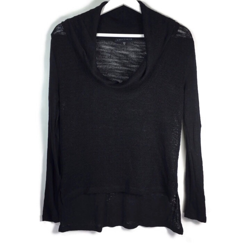 Sanctuary cowl neck knit sweater top